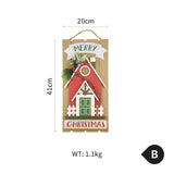 Christmas Decorations Wooden House Ornaments