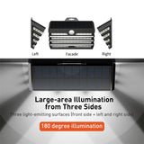 LED Solar Light Outdoor Solar Garden Lights Motion Sensor Wall Lamp Waterproof Solar Powered Garden Landscape Lawn Lamp