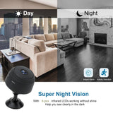 A9 Magnetic Suction Security Camera HD Camera Smart Infrared Night Vision Home