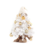 Christmas Flocking Christmas Tree LED Desktop Package